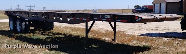 image for item DK8805 1978 Shop built  flatbed trailer