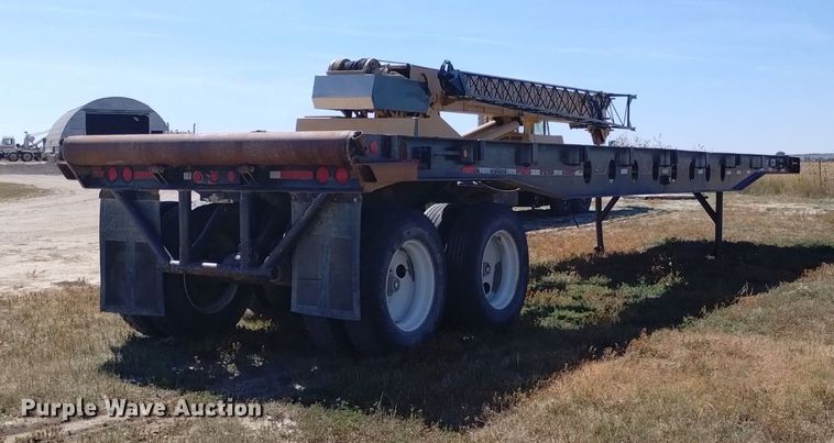 image for item DK8805 1978 Shop built  flatbed trailer