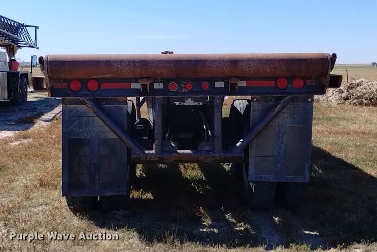 image for item DK8805 1978 Shop built  flatbed trailer