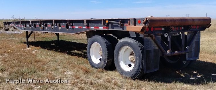 image for item DK8805 1978 Shop built  flatbed trailer