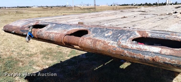 image for item DK8805 1978 Shop built  flatbed trailer