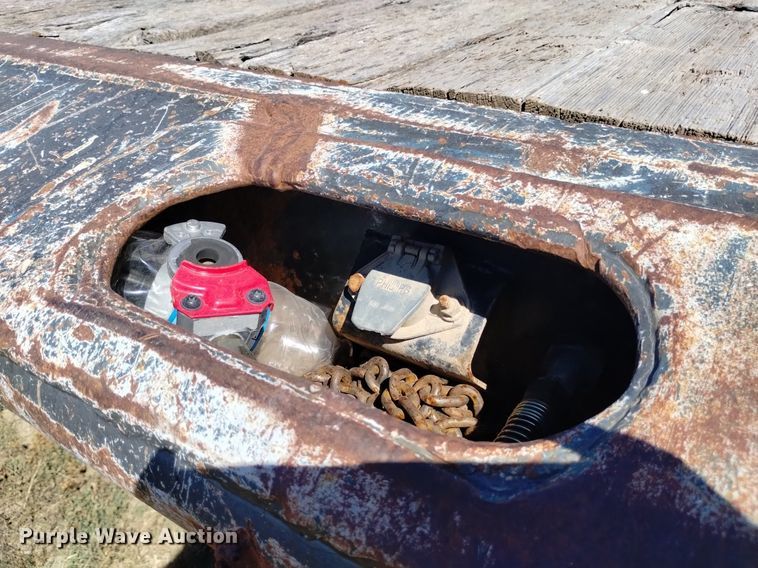 image for item DK8805 1978 Shop built  flatbed trailer