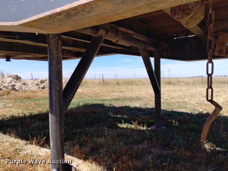 image for item DK8805 1978 Shop built  flatbed trailer