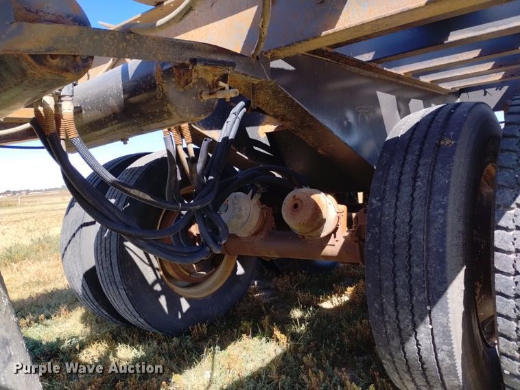 image for item DK8805 1978 Shop built  flatbed trailer