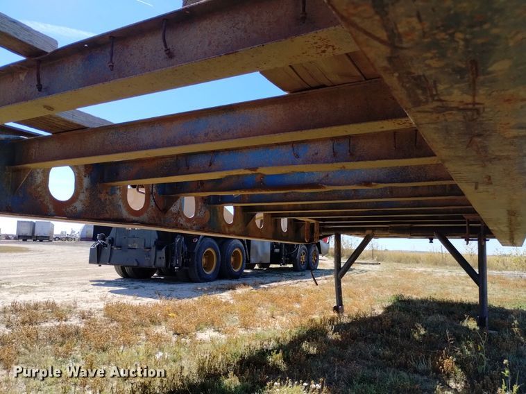 image for item DK8805 1978 Shop built  flatbed trailer