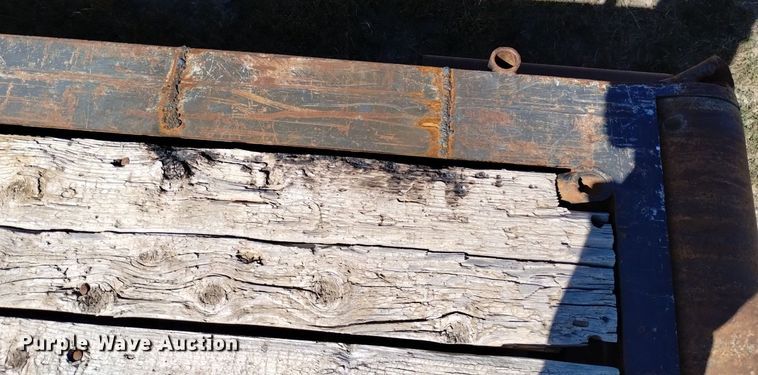 image for item DK8805 1978 Shop built  flatbed trailer