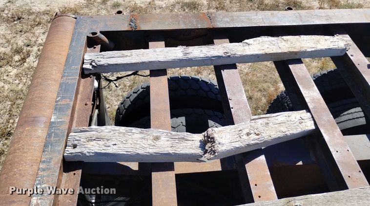 image for item DK8805 1978 Shop built  flatbed trailer