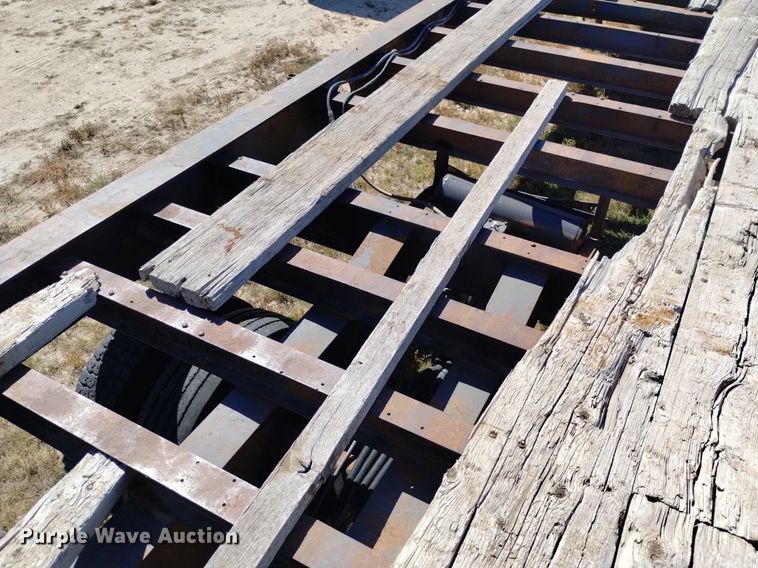 image for item DK8805 1978 Shop built  flatbed trailer