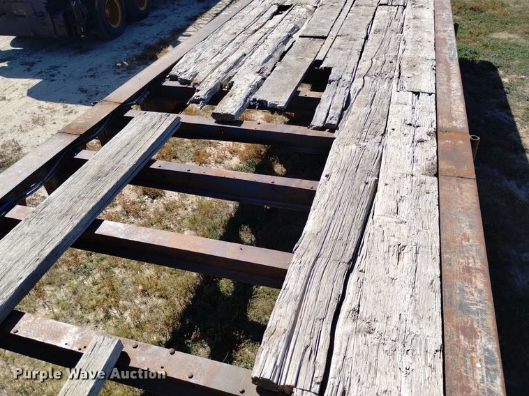 image for item DK8805 1978 Shop built  flatbed trailer