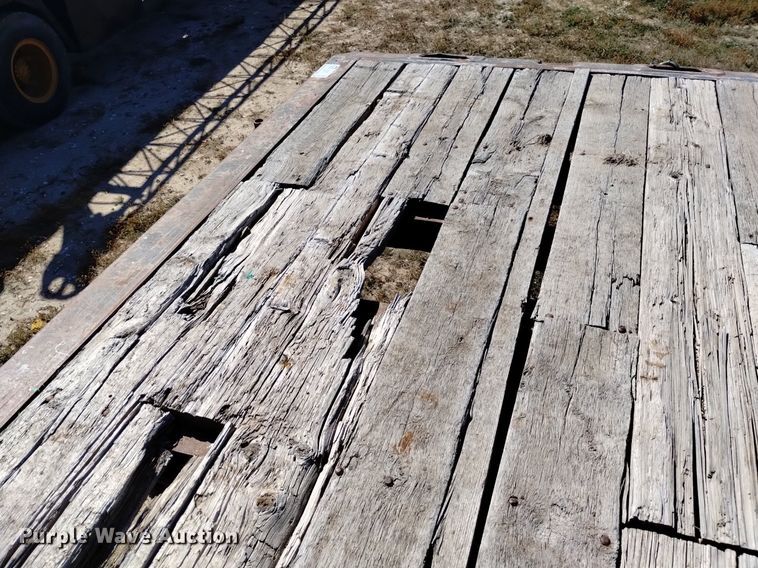 image for item DK8805 1978 Shop built  flatbed trailer