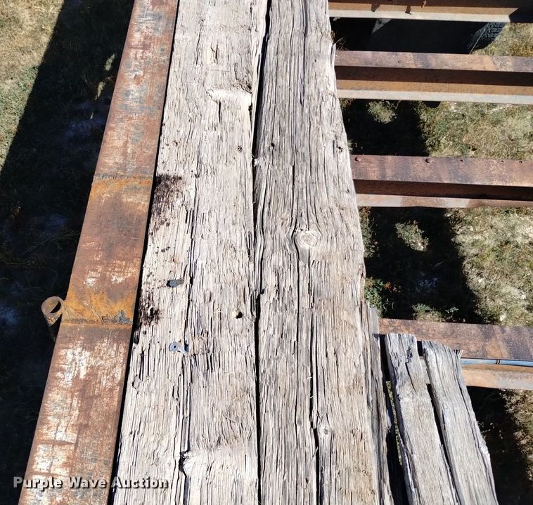 image for item DK8805 1978 Shop built  flatbed trailer