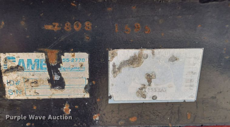 image for item DK8805 1978 Shop built  flatbed trailer