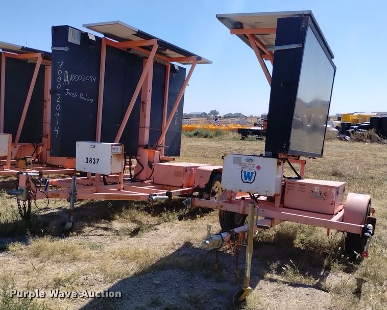 image for item DK8833 (2) message board trailers