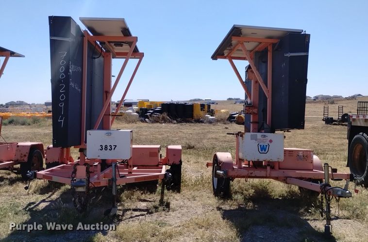 image for item DK8833 (2) message board trailers