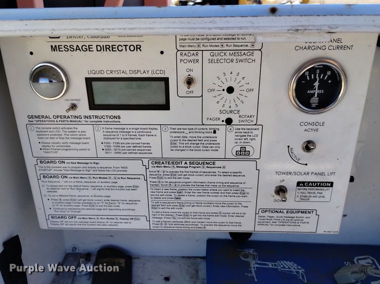 image for item DK8833 (2) message board trailers