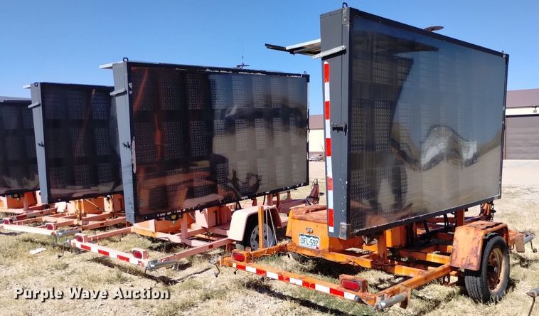 image for item DK8834 (3) message board trailers