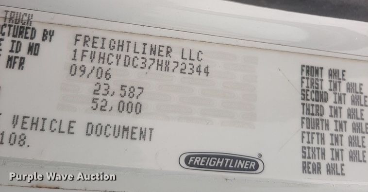 image for item DO3163 2007 Freightliner Business Classic M2  flatbed truck