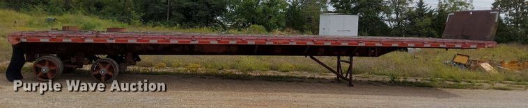 image for item DO4683 1974 Dorsey flatbed trailer