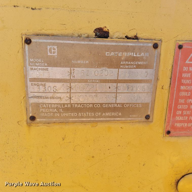 image for item DO4696 1984 Caterpillar 973 LGP track loader