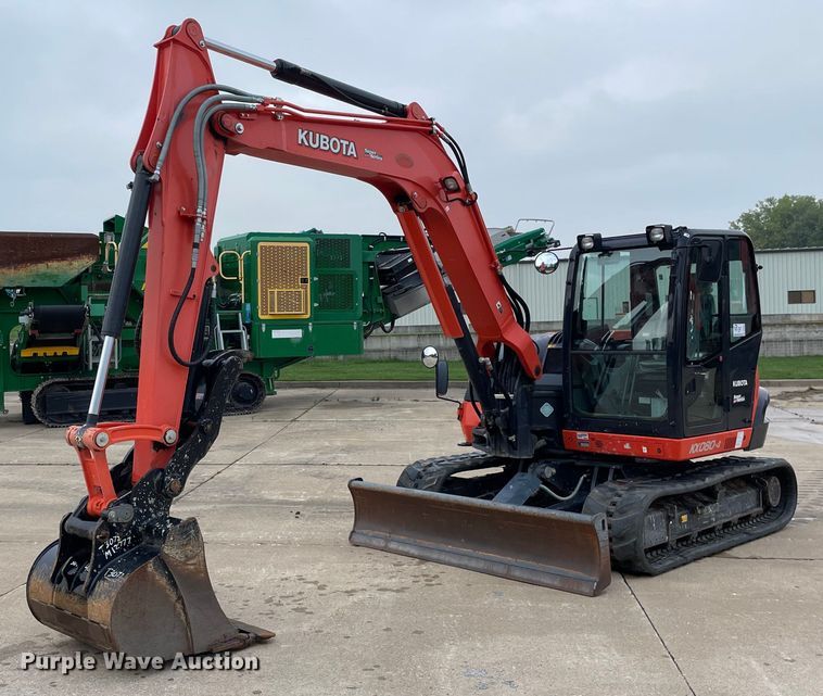 image for item DP0056 2019 Kubota  KX080-4 mini excavator
