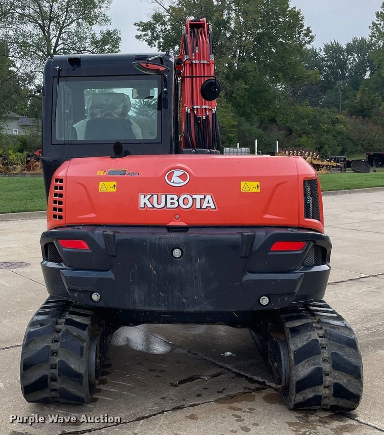 image for item DP0056 2019 Kubota  KX080-4 mini excavator