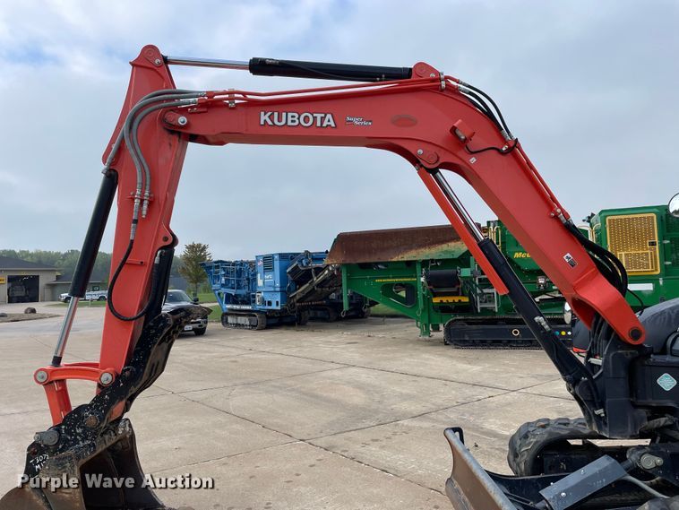 image for item DP0056 2019 Kubota  KX080-4 mini excavator