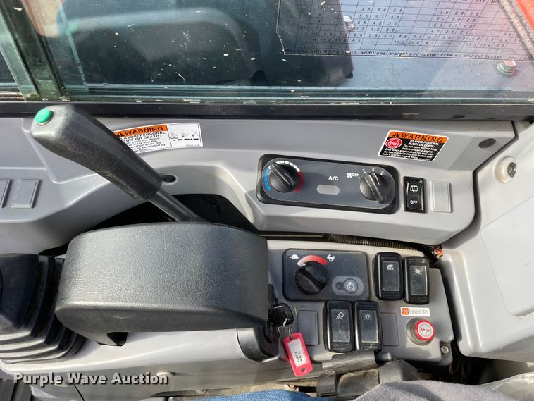 image for item DP0056 2019 Kubota  KX080-4 mini excavator