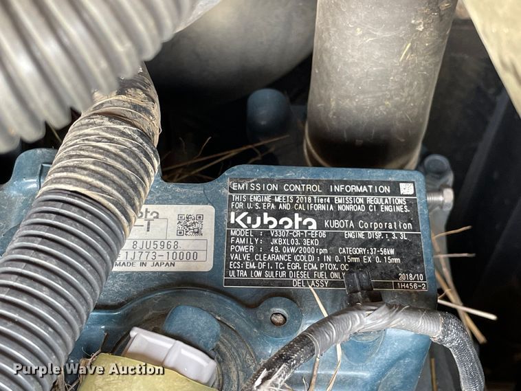 image for item DP0056 2019 Kubota  KX080-4 mini excavator