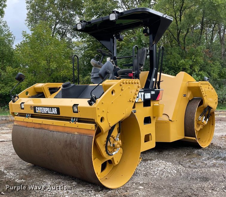 image for item DP0059 2013 Caterpillar CB64  double drum vibratory roller