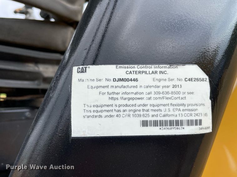 image for item DP0059 2013 Caterpillar CB64  double drum vibratory roller