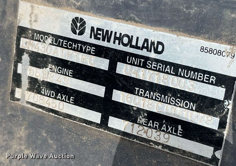 image for item DP2069 2000 New Holland LM430  telehandler