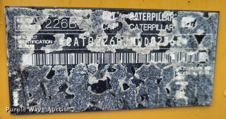 image for item DP5282 2011 Caterpillar 226B3 skid steer loader