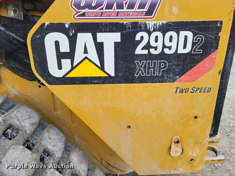 image for item DP5284 2018 Caterpillar 299D2 XHP tracked skid steer loader