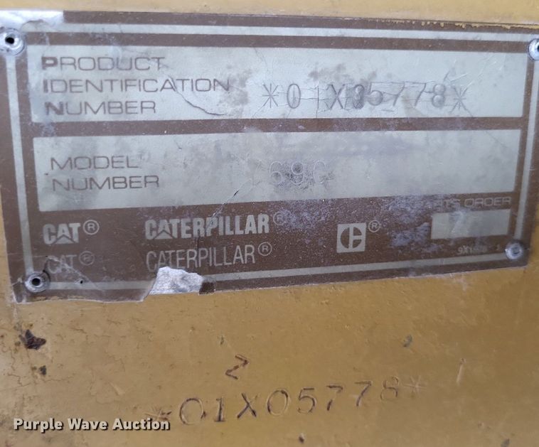 image for item DP5287 1991 Caterpillar 769C haul truck