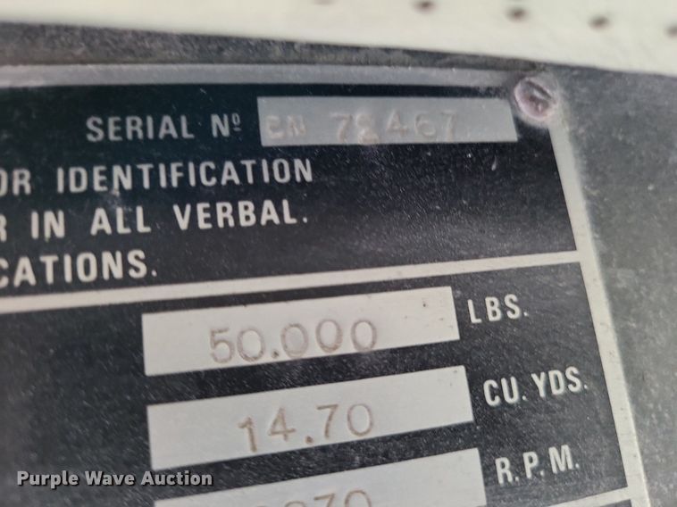 image for item DP5289 1984 Euclid  R25 haul truck