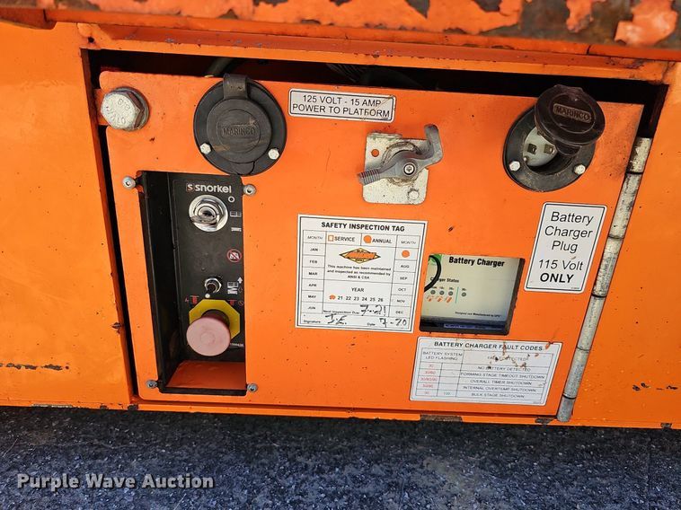 image for item DQ1176 2016 Snorkel S4732E  scissor lift