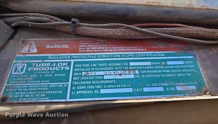 image for item DQ1181 1980 Caterpillar D9H  dozer