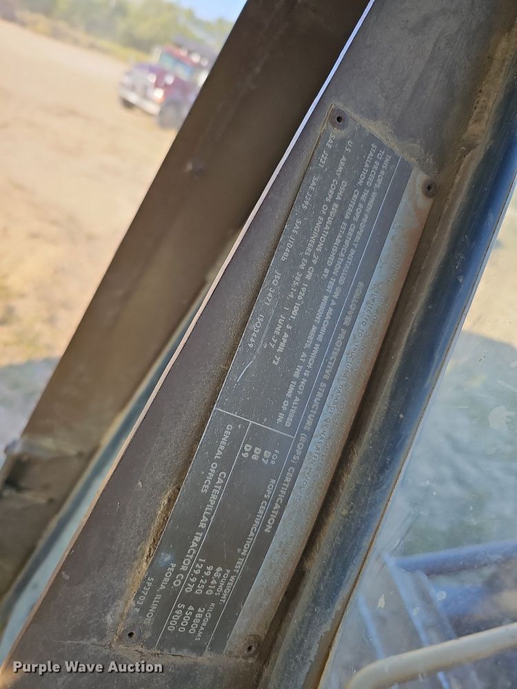 image for item DQ1181 1980 Caterpillar D9H  dozer