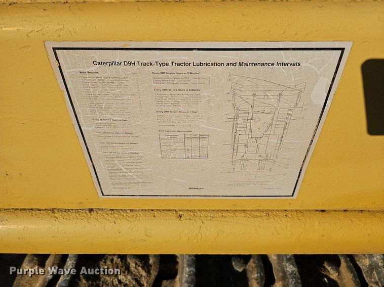 image for item DQ1181 1980 Caterpillar D9H  dozer