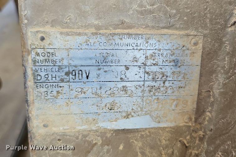 image for item DQ1181 1980 Caterpillar D9H  dozer