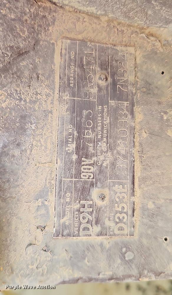 image for item DQ1182 1979 Caterpillar D9H dozer