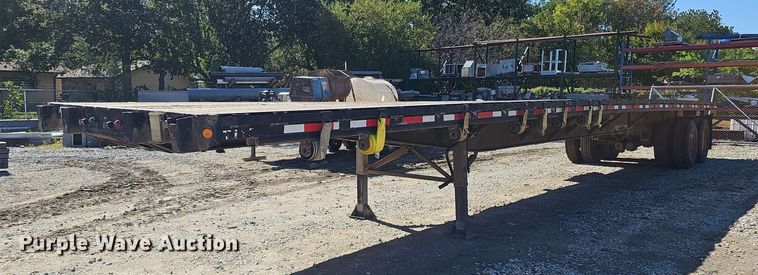 image for item DQ1200 1993 Fontaine FTW-5-8048SL  flatbed trailer