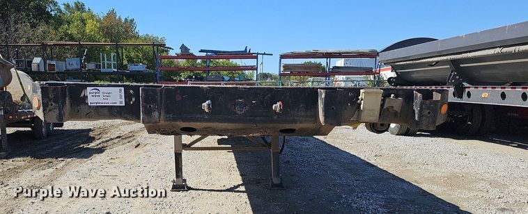 image for item DQ1200 1993 Fontaine FTW-5-8048SL  flatbed trailer