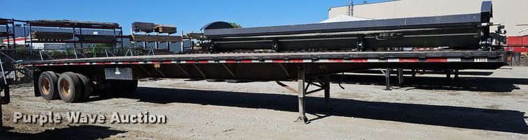 image for item DQ1200 1993 Fontaine FTW-5-8048SL  flatbed trailer