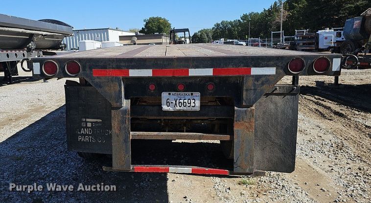image for item DQ1200 1993 Fontaine FTW-5-8048SL  flatbed trailer