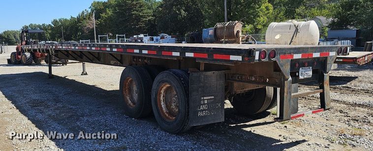 image for item DQ1200 1993 Fontaine FTW-5-8048SL  flatbed trailer