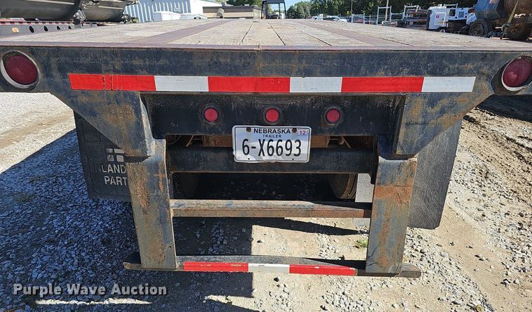 image for item DQ1200 1993 Fontaine FTW-5-8048SL  flatbed trailer