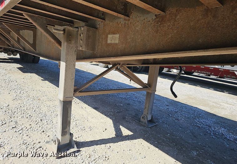 image for item DQ1200 1993 Fontaine FTW-5-8048SL  flatbed trailer