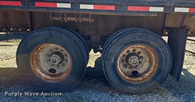 image for item DQ1200 1993 Fontaine FTW-5-8048SL  flatbed trailer