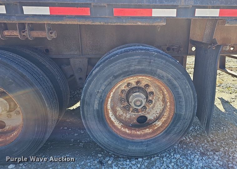 image for item DQ1200 1993 Fontaine FTW-5-8048SL  flatbed trailer